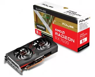 Видеокарта Sapphire Radeon RX 7600 PULSE (11324-01-20G)