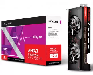 Видеокарта Sapphire Radeon RX 7700 XT 12GB PULSE (11335-04-20G)