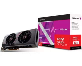 Видеокарта Sapphire Radeon RX 7700 XT 12GB PULSE (11335-04-20G)