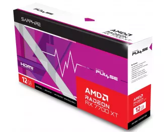 Видеокарта Sapphire Radeon RX 7700 XT 12GB PULSE (11335-04-20G)