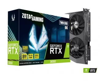 Видеокарта ZOTAC GeForce RTX 3050 Twin Edge OC (ZT-A30500H-10M)