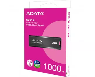 Внешний SSD накопитель 1 TB ADATA SC610 (SC610-1000G-CBK/RD)