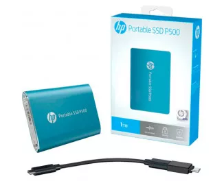 Зовнішній SSD накопичувач 1 TB HP P500 Blue (1F5P6AA)