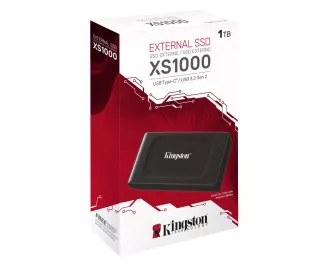 Внешний SSD накопитель 1 ТB Kingston XS1000 Black (SXS1000/1000G)