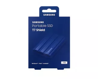 Внешний SSD накопитель 1 TB Samsung T7 Shield Blue (MU-PE1T0R/EU)