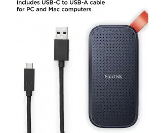 Зовнішній SSD накопичувач 1 TB SanDisk Portable (SDSSDE30-1T00-G26)