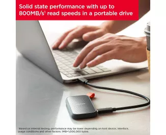 Зовнішній SSD накопичувач 1 TB SanDisk Portable (SDSSDE30-1T00-G26)
