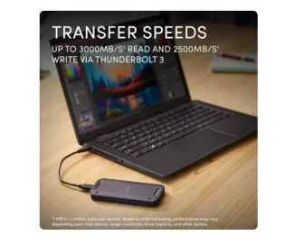Зовнішній SSD накопичувач 1 TB SanDisk Professional PRO-G40 (SDPS31H-001T-GBCND)