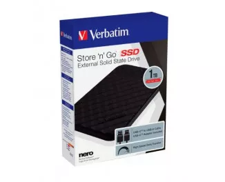 Внешний SSD накопитель 1 TB Verbatim Store 'n' Go Portable (53230)