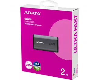 Внешний SSD накопитель 2 TB ADATA Elite SE880 (AELI-SE880-2TCGY)