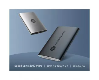 Зовнішній SSD накопичувач 2 TB HP P900 Silver (7M697AA)
