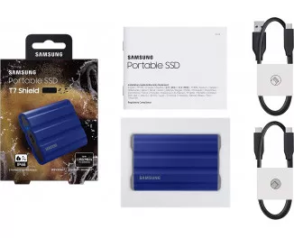 Внешний SSD накопитель 2 TB Samsung T7 Shield Blue (MU-PE2T0R/EU)