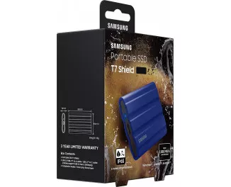 Внешний SSD накопитель 2 TB Samsung T7 Shield Blue (MU-PE2T0R/EU)