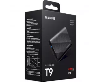 Внешний SSD накопитель 2 TB Samsung T9 (MU-PG2T0B/EU)
