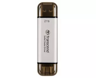 Внешний SSD накопитель 2 TB Transcend ESD310 Silver (TS2TESD310S)