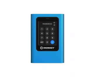 Внешний SSD накопитель 3.84 TB Kingston IronKey Vault Privacy 80 (IKVP80ES/3840G)