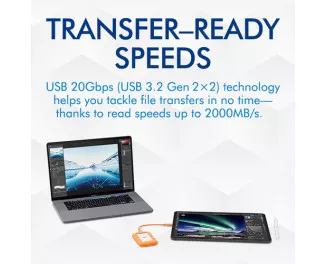 Внешний SSD накопитель 4 TB LaCie Rugged Mini (STMF4000400)