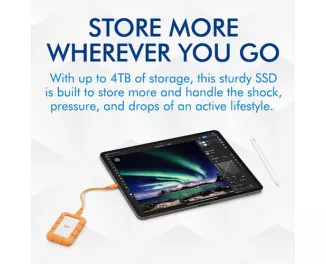 Внешний SSD накопитель 4 TB LaCie Rugged Mini (STMF4000400)