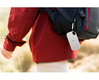 Зовнішній SSD накопичувач 4 TB SanDisk Extreme Portable V2 White (SDSSDE61-4T00-G46W)