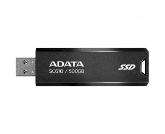 Внешний SSD накопитель 500Gb ADATA SC610 (SC610-500G-CBK/RD)