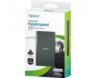 Зовнішній SSD накопичувач 500Gb Apacer AS723 (AP512GAS723B-1)