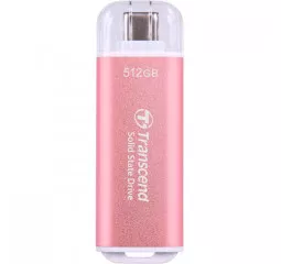 Внешний SSD накопитель 512Gb Transcend ESD300 Pink (TS512GESD300P)