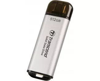 Внешний SSD накопитель 512Gb Transcend ESD300 Silver (TS512GESD300S)