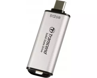 Внешний SSD накопитель 512Gb Transcend ESD300 Silver (TS512GESD300S)