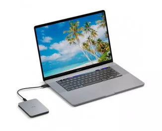 Внешний жесткий диск 1 TB LaCie Mobile Drive Moon Silver (STLP1000400)