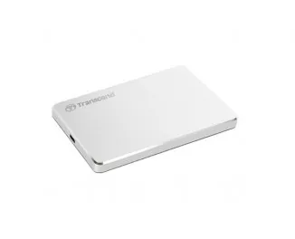 Зовнішній жорсткий диск 1 TB Transcend StoreJet 25C3S Silver (TS1TSJ25C3S)