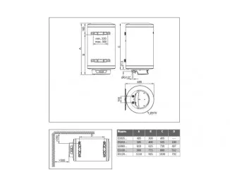 Водонагрівач BOSCH Tronic 8000 T ES 050-5 1600W BO H1X-EDWRB