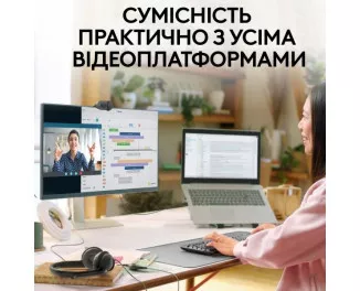 Web камера Logitech Brio 100 Full HD Webcam Graphite (960-001585) 
