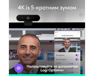 Web камера Logitech Brio 4K Ultra HD Black (960-001723)
