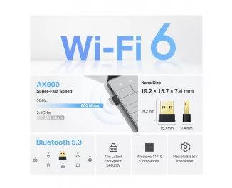Wi-Fi адаптер TP-Link Archer TX10UB Nano