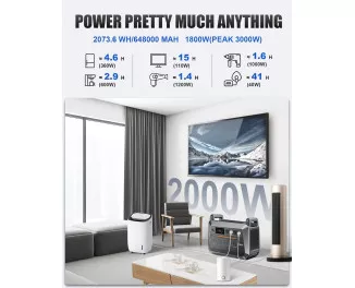 Зарядная станция CTECHi ST2000 1536Wh | 2000W