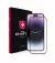 Защитное стекло для Apple iPhone 15 Plus / 14 Pro Max  +NEU Chatel Corning Gorilla Glass Anti-Static with Mesh Front Black
