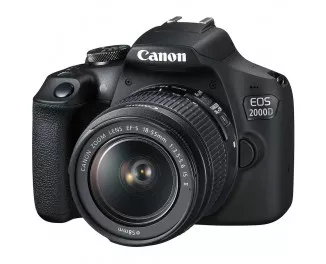 Зеркальный фотоаппарат Canon EOS 2000D kit (18-55mm) IS II (2728C003AA)
