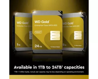 Жорсткий диск 10 TB WD Gold (WD103KRYZ)