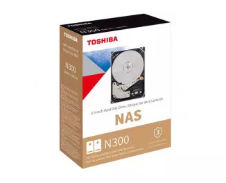 Жорсткий диск 20 TB Toshiba N300 (HDWG62AUZSVA)