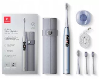 Зубная электрощетка Oclean X Pro Digital Set Electric Toothbrush Glamour Silver (6970810552584)