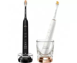 Зубная электрощетка PHILIPS Sonicare DiamondClean 9000 Pink&Black HX9914/69